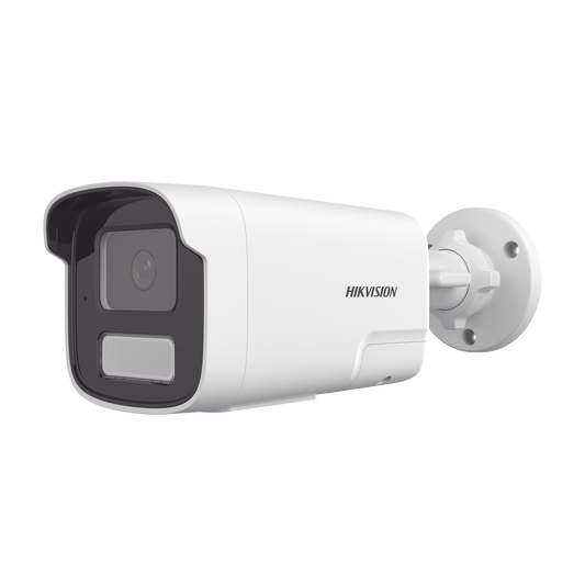 [PROTECCIÓN ACTIVA] Bala IP 4 Megapíxel / ACUSENSE Lite (Detección de Humanos y Vehiculos) / Lente 4 mm / Audio de Dos Vías / Luz Intermitente y Alerta de Audio / 50 Mts IR EXIR 2.0 / Exterior IP67 / WDR 120 dB / PoE