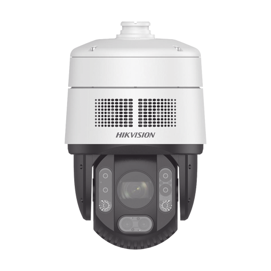 [ PROTECCIÓN ACTIVA ] Domo PTZ IP 4 Megapixel / 32X Zoom / 200 mts IR / Potente Alerta Audible y Luz Estroboscópica hasta 100 Metros / ACUSENSE / IP67 / IK10 / / Autoseguimiento 2.0 / Hi-PoE / DARKFIGHTER / Rapid Focus / Micro SD