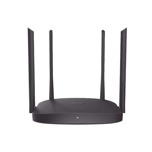 Router Inalámbrico WISP / Hasta 1200 Mbps / Doble Banda AC (2.4 GHz y 5 GHz) / 4 Puertos 10/100 Mbps / 4 Antenas Omnidireccional de 5 dBi / Interior