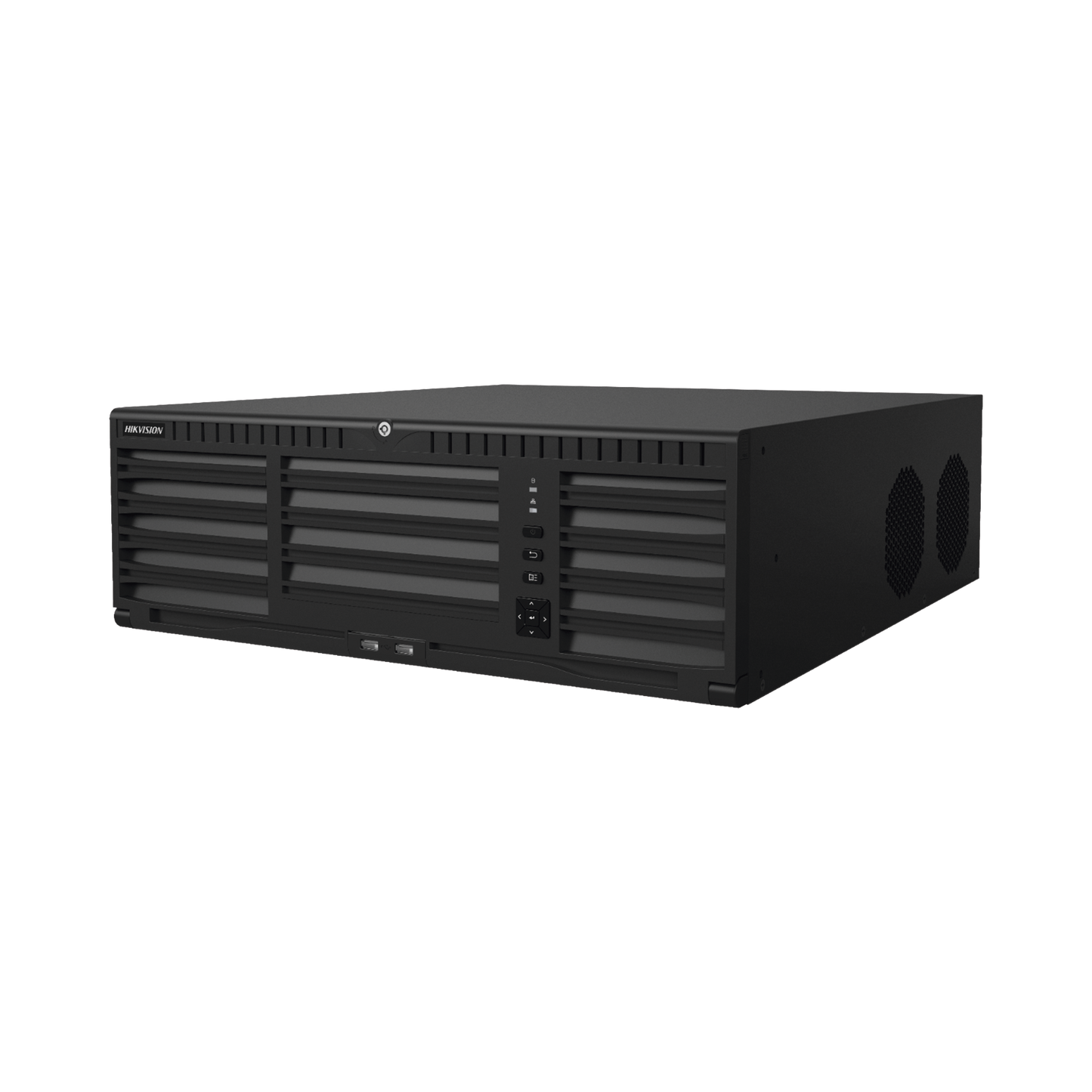[Doble Poder de Decodificación] NVR 32 Megapixel (8K) / 128 Canales IP / AcuSense / ANPR / Conteo de Personas / 16 Bahías de Disco Duro / 2 Tarjetas de Red / Soporta RAID con Hot Swap / 2 HDMI en 8K / POS / Alarmas I/O / Smart Search