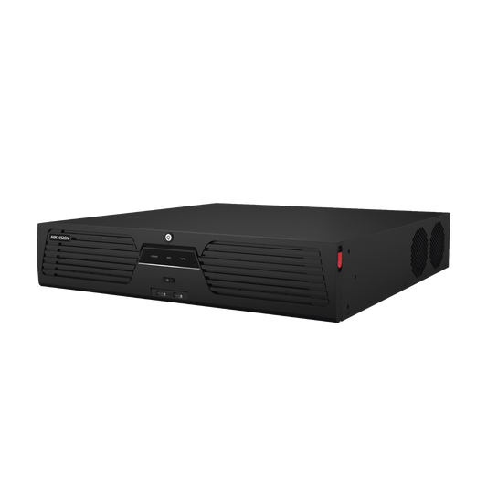 [Doble Poder de Decodificación] NVR 32 Megapixel (8K) / 64 Canales IP / AcuSense / ANPR / Conteo de Personas / Heat Map / 8 Bahías de Disco Duro / Soporta RAID con Hot Swap / 2 HDMI en 8K / Soporta POS / Alarmas I/O / Smart Search