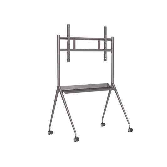 Montaje de Piso Móvil para Pantallas de 55" hasta 75" / Compatible con VESA / Incluye Soporte para la Pantalla