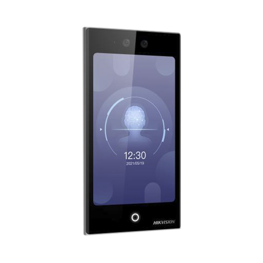 Terminal Facial WiFi con pantalla de 7" / Exterior IP65 / 10,000 Rostros y 50,000 Tarjetas / 10,000 Huellas (Módulo Opcional) / ISAPI / ISUP 5.0 / Codigos QR y Bluethooth / Intercom SIP Estandar / HIK-IA