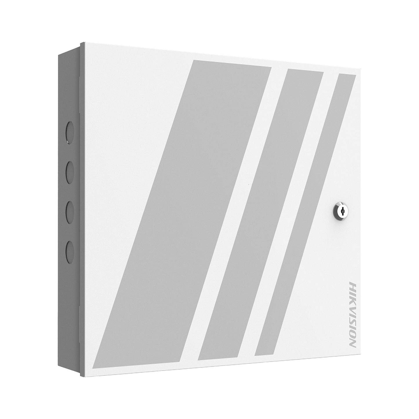 Controlador de Acceso 4 Puertas Administrable en la Nube con Hik-Connect Teams / Interfaz Web / 8 Lectores de Huella o Tarjeta / 100,000 Tarjetas / 10,000 Huellas / Incluye Gabinete y Fuente de Alimentación 12Vcd 8 A / Soporta Batería de Res