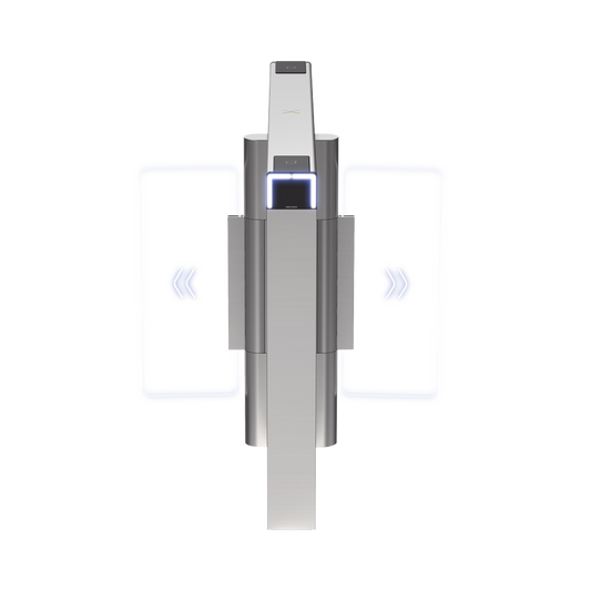 Torniquete Swing Central PREMIUM para Ampliar Carriles / Iluminación LED / Carril de 90 cms / Requiere Torniquetes Izquierdo y Derecho