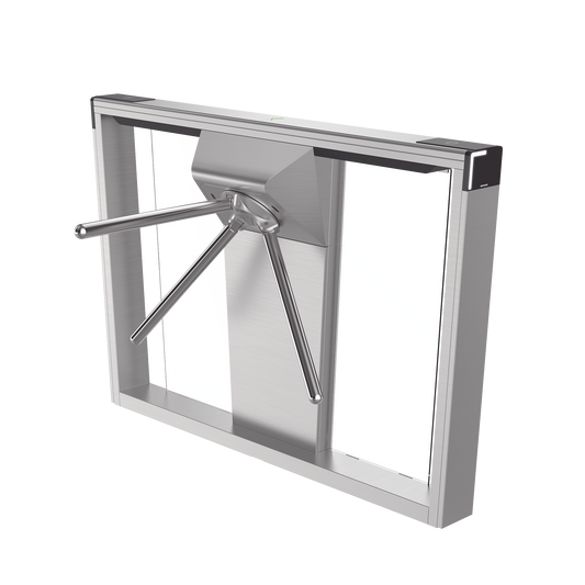 Torniquete Trípode Premium Diseño Slim Elegante / 5 Millones de Ciclos MCBF / Interior y Exterior / Lectores y Controlador Incluidos / LEDs indicadores