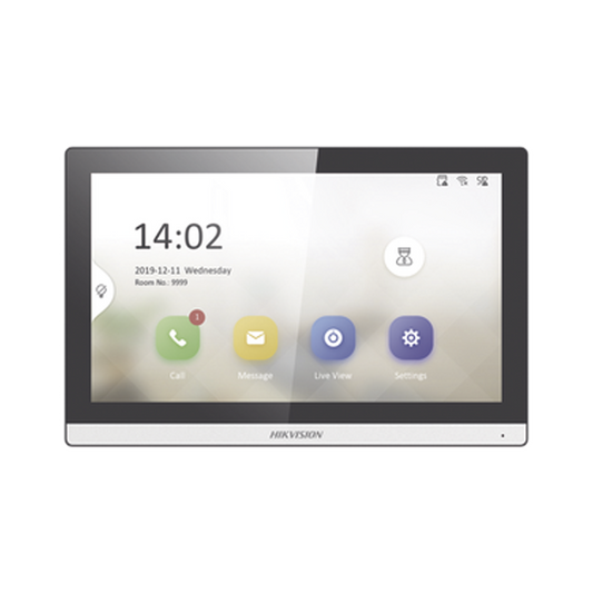 Monitor IP WiFi Touch Screen 7" para Videoportero Hibrido Unicamente / Vídeo en Vivo / Apertura Remota / Audio bidireccional / Borde slim