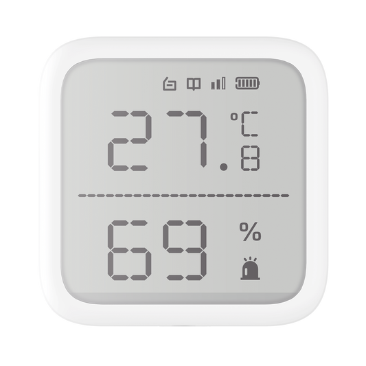 (AX PRO) Detector de Temperatura y Detector de Humedad Inalámbrico / 2.7" de Tamaño / Uso en Interior / Rango de Detección desde -35°C hasta 99°C