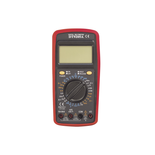 Multímetro Digital Compacto 600 Vcc / Vca CATII, con Pantalla LCD (No incluye Batería)