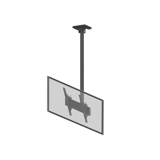 Montaje de Techo para Pantallas de 32"- 75I"| VESA 100 X 100 HASTA 400 X 400| Capacidad Máxima de Carga 50Kg