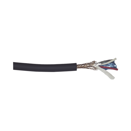 Cable para Micrófono de 100 Metros / Compatible con Conectores XLR, 6.5 mm, 3.5 mm y RCA / Alta Fidelidad / Cable Profesional de ALTA FIDELIDAD 100% Cobre / Color Negro