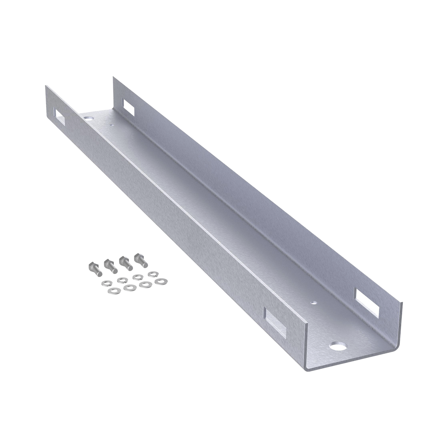 Montaje de Poste Para Gabinetes OSP ComLine de 600 mm de alto (12 UR), De Aluminio, Color Negro