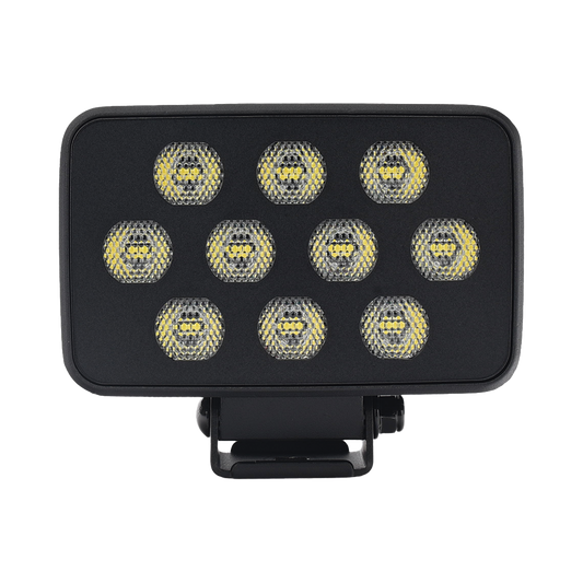Luz de Trabajo Ultra brillante Cuadrada, 10 LED, 8937 Lúmenes, 12-24 Vcd