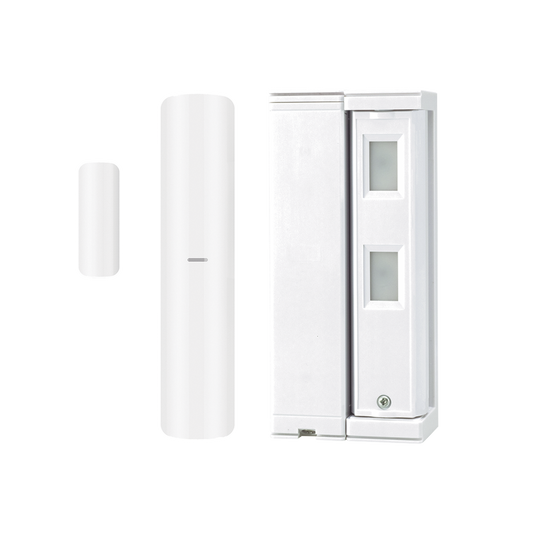 Sensor de Movimiento / Tipo Cortina / Ajuste de detección 2m o 5m / 100% Exterior / Inalámbrico / Incluye transmisor DS-PDMC-EG2-WB(B) para paneles AXPRO/ Proteja fachadas, puertas, ventanas, balcones y mas!