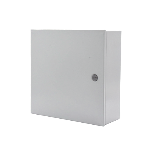 Gabinete de Acero, Uso Interior (Nema 1) de 80 x 60 x 20 cm con Placa Interna / Tipo Telefónico.