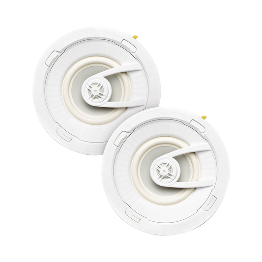 PAR de altavoces de 7 " | montaje de Techo | Diseño TruGrip | Instalacion Sin Herramientas | Woofer de Polipropileno Blanco con Quick Connect