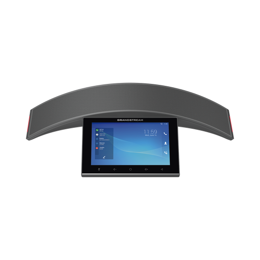Teléfono - Audioconferencias IP Android 10, 12 líneas SIP con 12 cuentas, pantalla táctil 8", puertos Gigabit, Wi-Fi, Bluetooth, PoE, codec Opus, IPV4/IPV6 con gestión en la nube GDMS