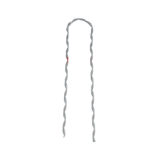 Remate Preformado para Fibra Óptica Figura 8, Span 100 m, para mensajero de acero con diámetro Φ 3.6 mm