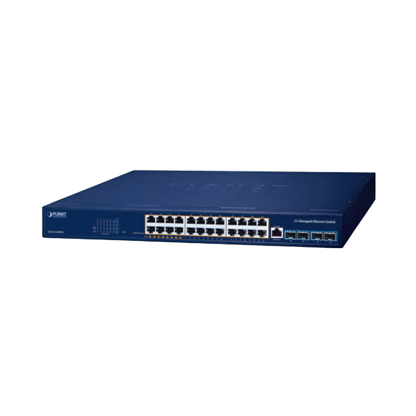 Switch PoE Administrable Capa 3, 24 Puertos Gigabit, Hasta 480 W, 8 Puertos 802.3bt, 16 Puertos 802.3at, 4 Puertos SFP 10G