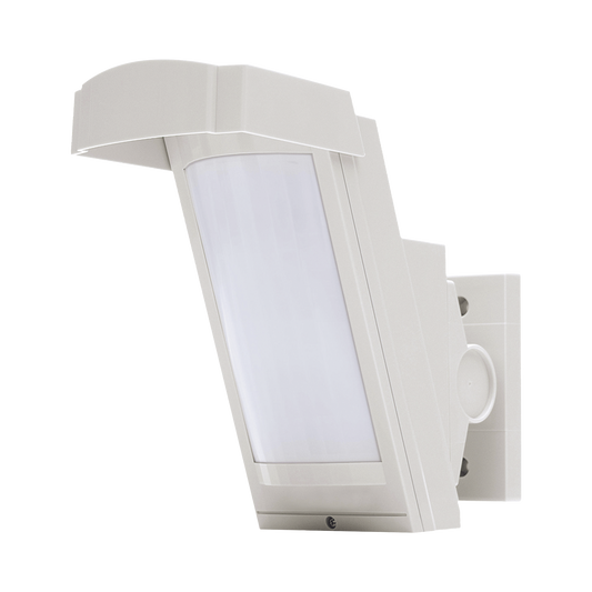 Detector de Movimiento / 100% Exterior / Cableado / Hasta 12 metros a 85&deg; de cobertura/ Instalación a 3 metros / Compatible con cualquier panel de alarma