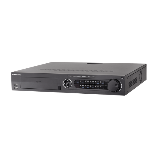 DVR 4K/8MP 16 Canales TurboHD + 18 Canales IP / 4 Bahías de Disco Duro / Audio por Coaxitron / AcuSense / 16 Entradas de Alarma / 2 Salida de Video Independiente