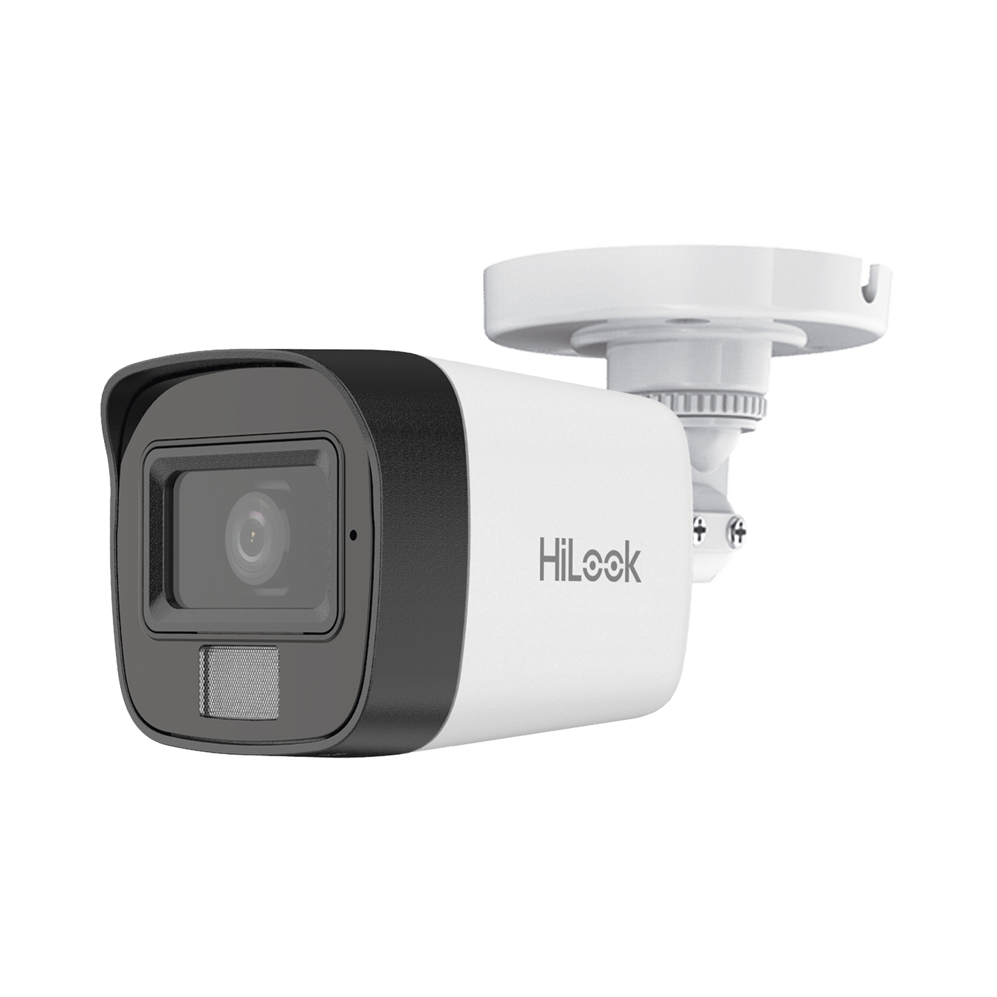 [Dual Light] Bala IP 4 Megapixel / Lente 2.8 mm / Ángulo de visión 104° / 20 mts IR + 15 mts Luz Blanca / Micrófono Integrado / ACUSENSE Lite / Exterior IP67 / H.265+ / PoE / ONVIF / dWDR