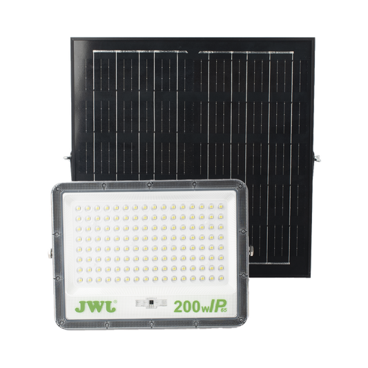 Reflector con Panel Solar 200 W / Batería 3.2 V CD / T.C.C. 6 500 K / IP66.