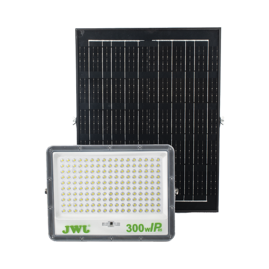 Reflector con Panel Solar 300 W / Batería 3.2 V CD / T.C.C. 6 500 K / IP66.