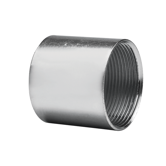 Cople Galvanizado de 1" (25 mm) para Tubo Conduit Cédula 40.
