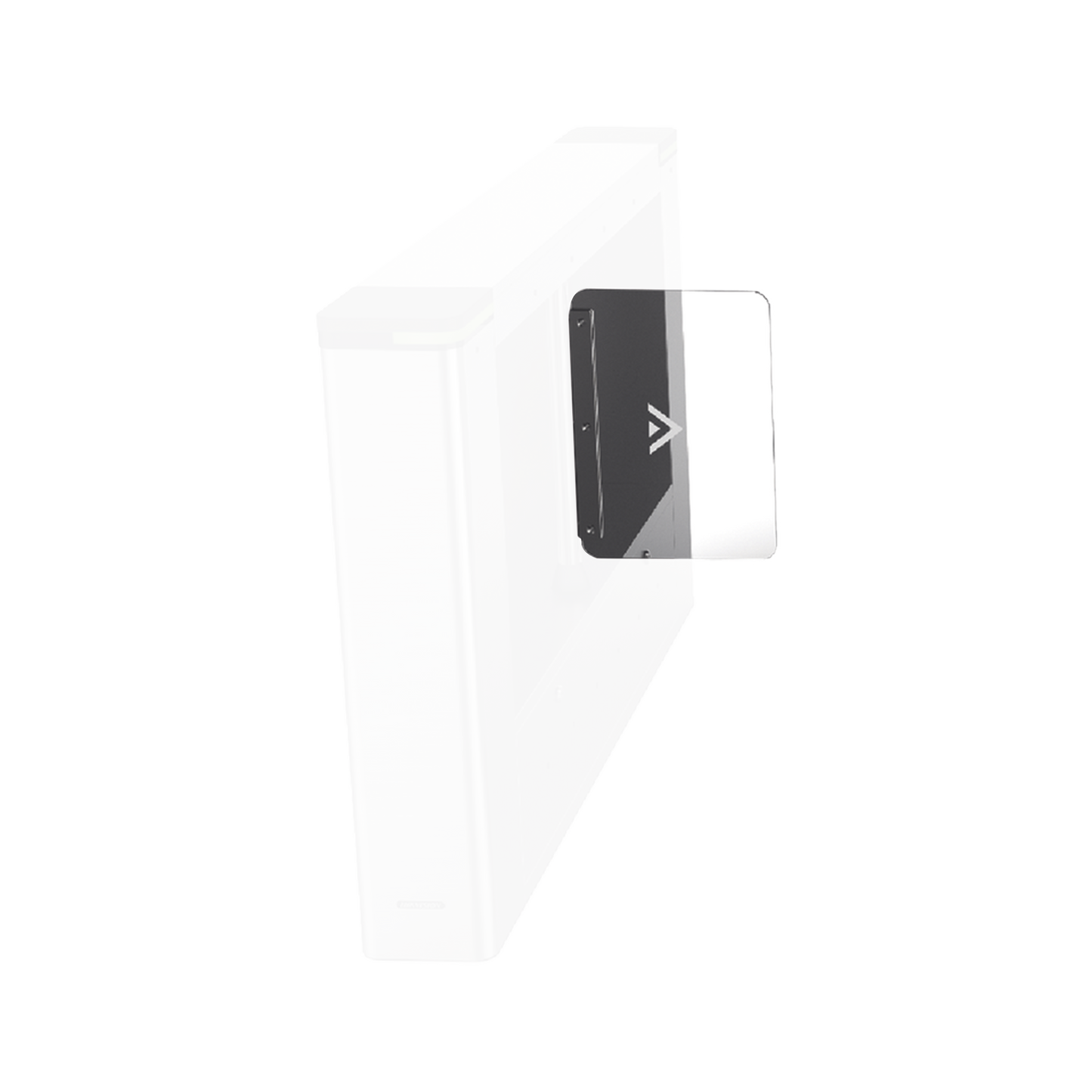 Aleta de Acrílico para formar carriles de 90 cms en torniquetes Hikvision Series DS-K3B501 y DS-K3B601