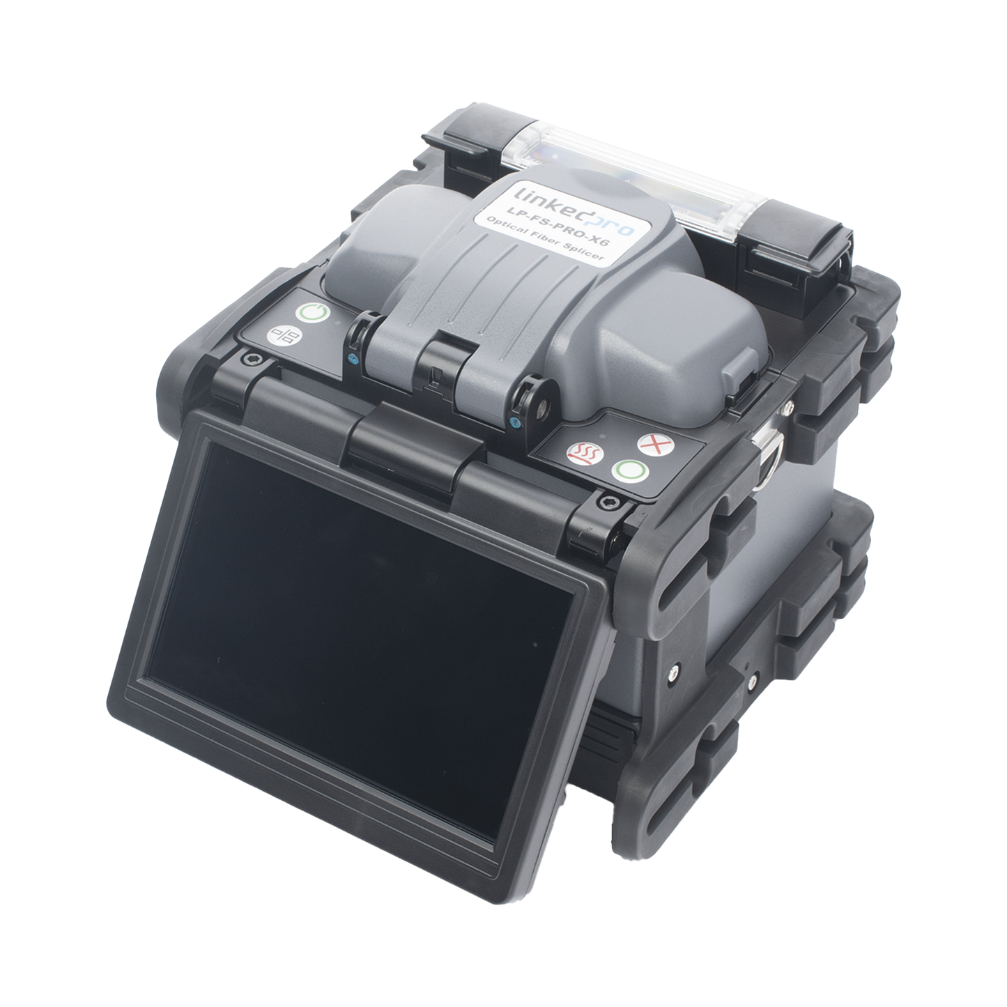 Fusionadora de Fibra Óptica Multimodo y Monomodo / Alineación por Núcleo / 6 Motores para Mejor Precisión en el Empalme / Capacitación Remota Gratuita