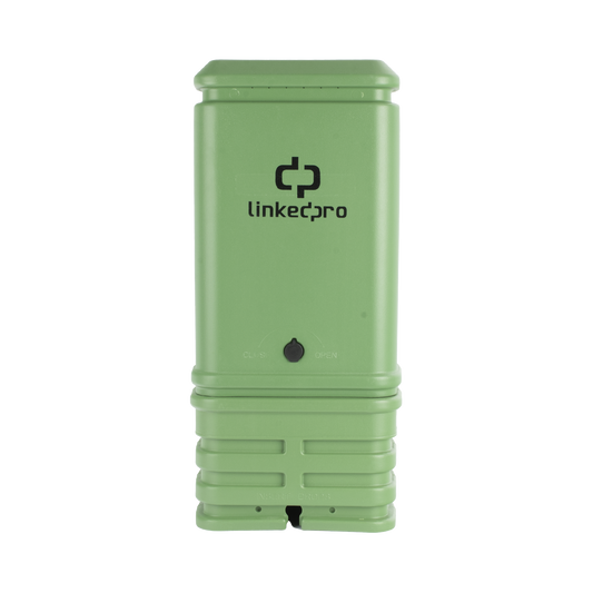 Pedestal para Cajas de Empalme de Fibra Óptica tipo Cubo Color Verde con Bracket Estandar (No incluye caja de empalme)