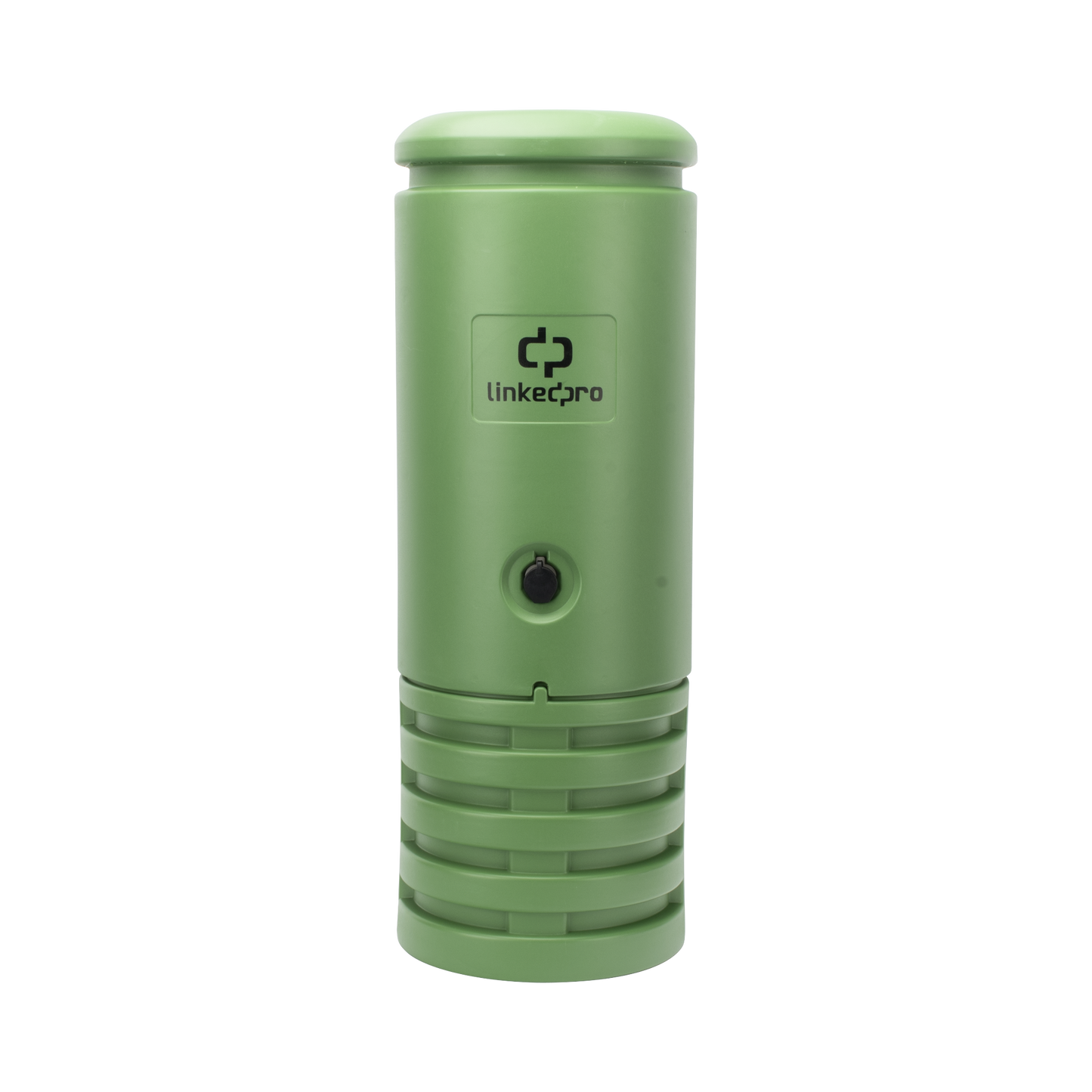 Pedestal para Cajas de Empalme de Fibra Óptica Cilíndrico Color Verde con Bracket Estandar (No incluye caja de empalme)