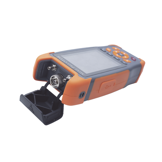 Medidor de Potencia Óptica (OPM) para Fibra Óptica en Redes FTTx / Soporta 3 Longitudes de Onda: 1310nm , 1490nm y 1550nm / Incluye Función VFL 10mW / Incluye Función para Probar de cables RJ45 / Recargable