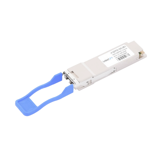 Transceptor Óptico QSFP28 (Mini-Gbic) / Monomodo 1310 nm / 100 Gbps / 100GBASE-LR4 / Conectores LC/UPC Dúplex / DDM / Hasta 2 km
