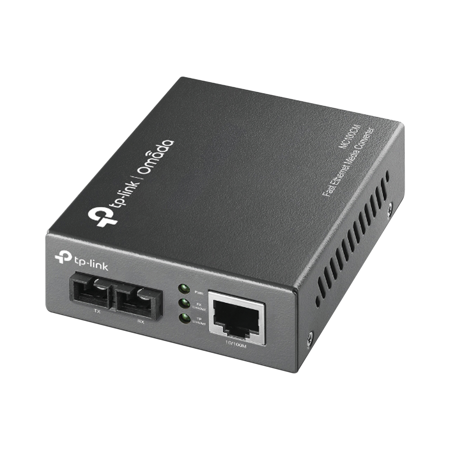 Convertidor Fibra Óptica Multimodo / 1 Puerto RJ45 10/100 Mbps / Puerto Fibra Óptica SC 100 Mbps / Hasta 2 Km / Plug and Play