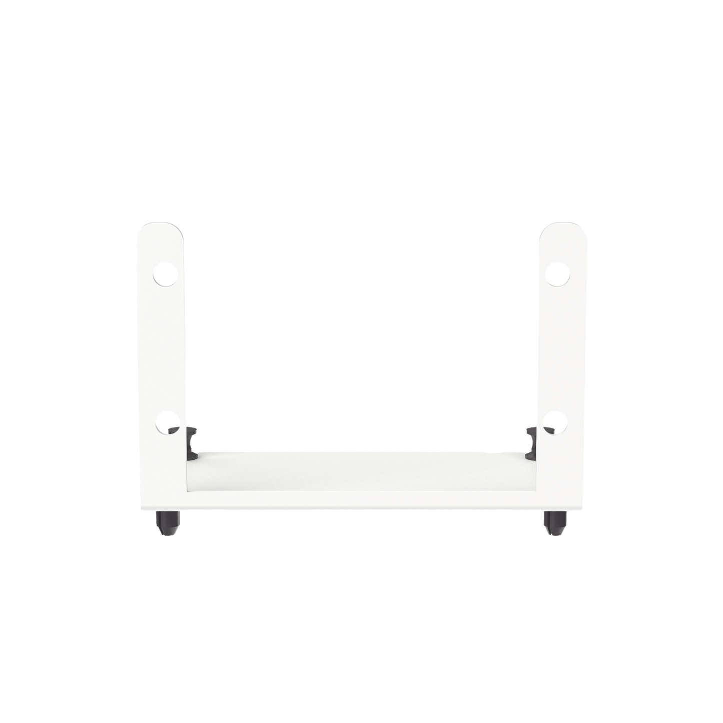 Soporte Para 2 Adaptadores de Fibra Óptica Opticom®, Para Uso con Gabinetes Multipropósito, de Instalación a Presión, Color Blanco