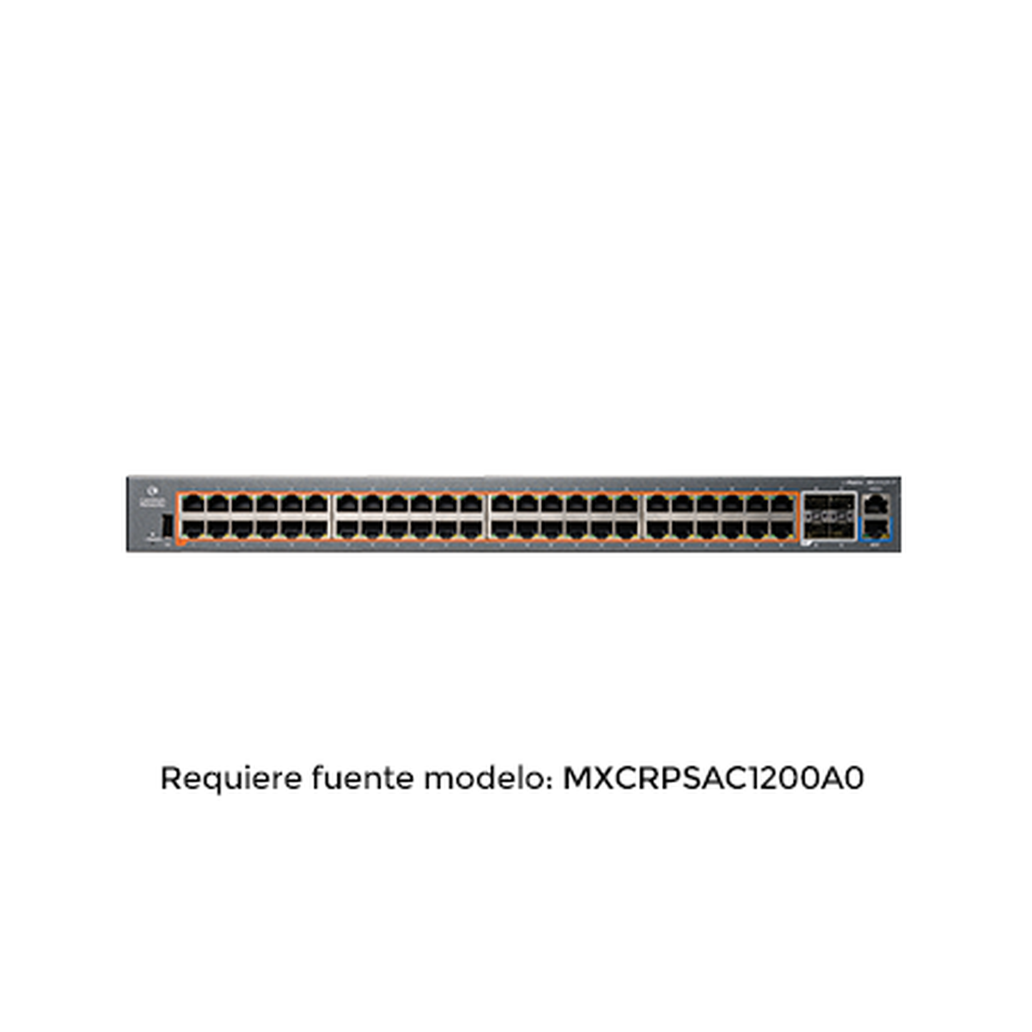 Switch PoE inteligente / cnMatrix EX2052R-P / PoE+ / 48 puertos x 1 Gps / 4 SFP+, fuente de alimentación extraíble