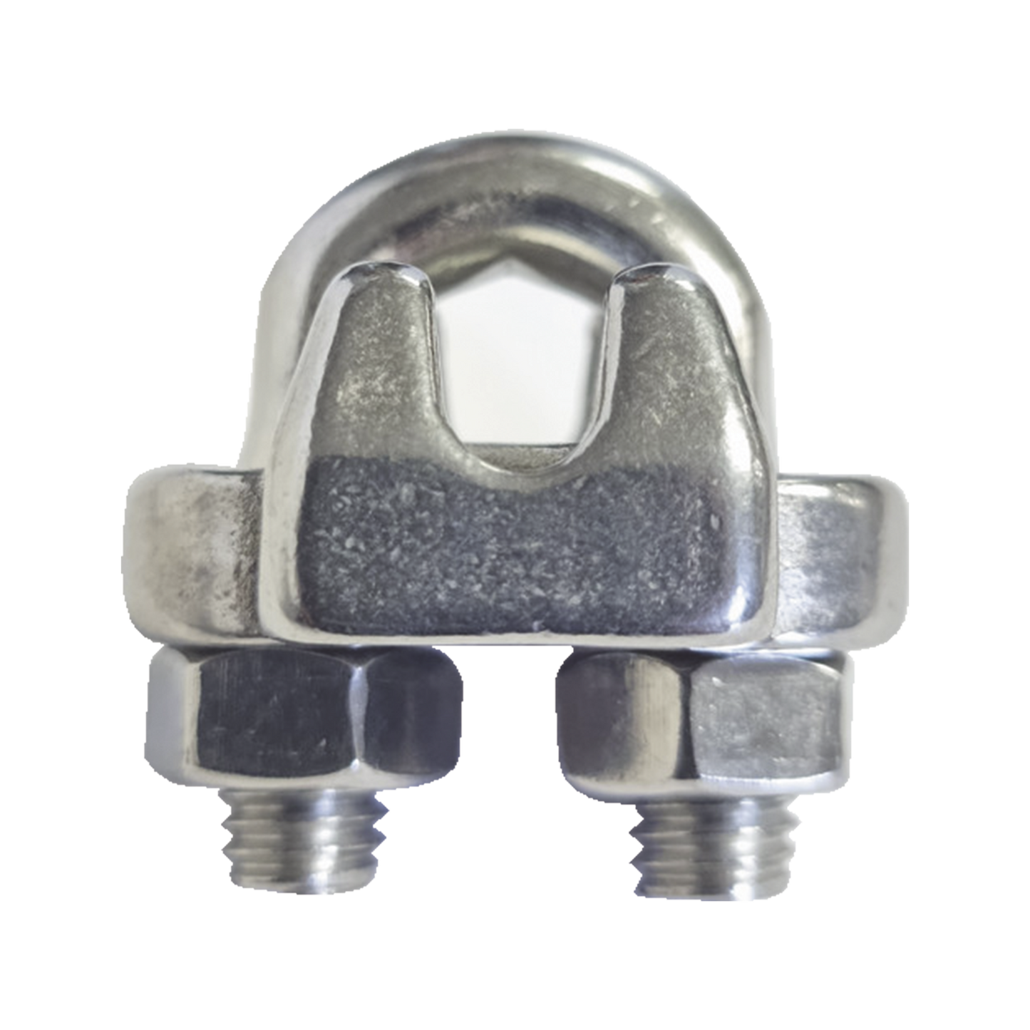 Nudo/ Perro/ Abrazadera Acero Forjado para Cable de 1/4", Acero Inoxidable.
