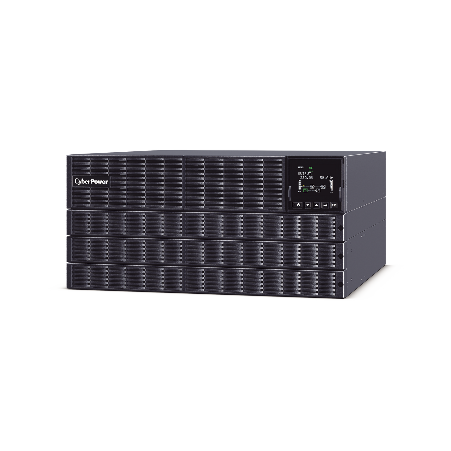 UPS de 6000 VA/5400 W, Online Doble Conversión, 200 - 240 Vac de Entrada Hardwire, Onda Senoidal Pura, Torre o Rack de 6 UR, Con 2 Tomas NEMA L6-20R y 2 NEMA L6-30R