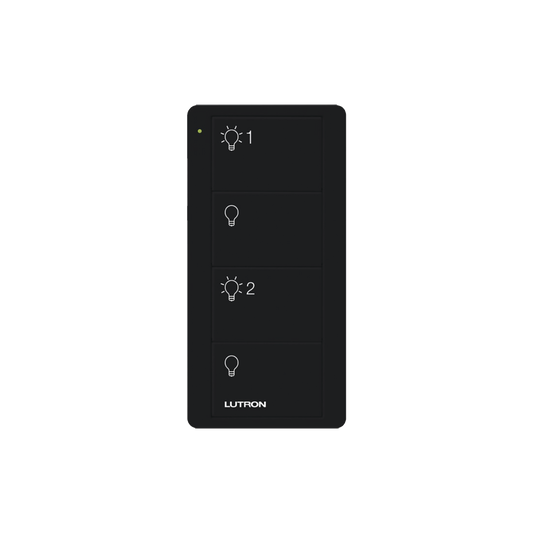Control remoto PICO inalámbrico con 4 botones encender/apagar grupo/escenas, complemente con un atenuador o switch on/off