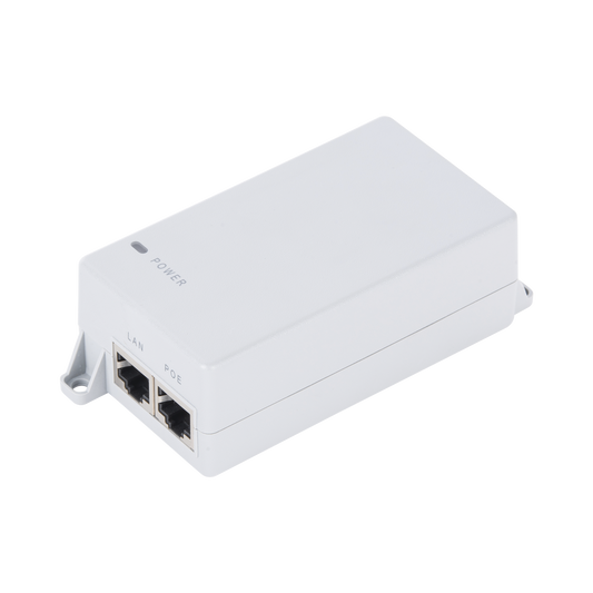 Inyector PoE Pasivo Gigabit de pared para C5x, C5c, de Mimosa, Voltaje de salida 24Vcc.