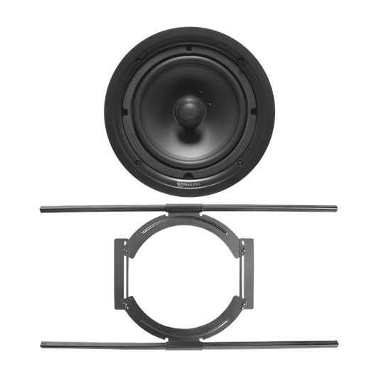 KIT de Bocina de Techo TruAudio de 6in PP6 con Soporte de Acero Rígido para Techos Suspendidos
