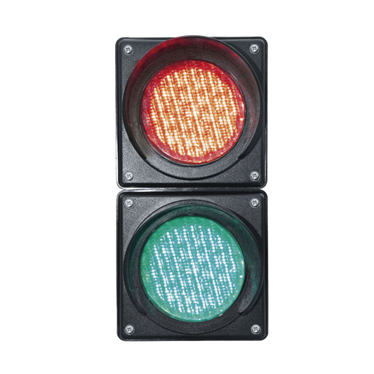 Semáforo / Señalización Rojo y Verde / Diametro 100mm / LED / 110vca.