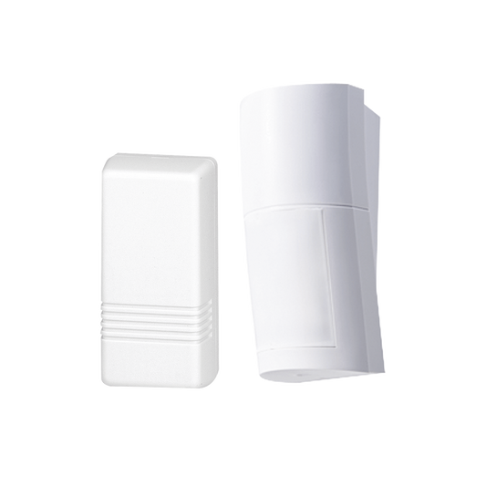 Detector de Movimiento Pasivo con transmisor 5816 Honeywell/ Inalámbrico / Altura de montaje 0.8m a 2.7 m ajustable / 100% Exterior / Compatible con serie VISTA y LYNX