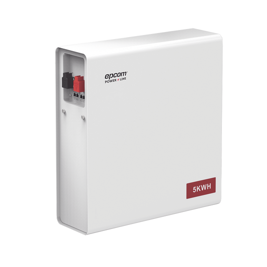 Batería de Litio Hierro Fosfato (LiFePO4) de 5 Kwh, 51.2 Vcc, 100 Ah, Outdoor, Instalación a pared