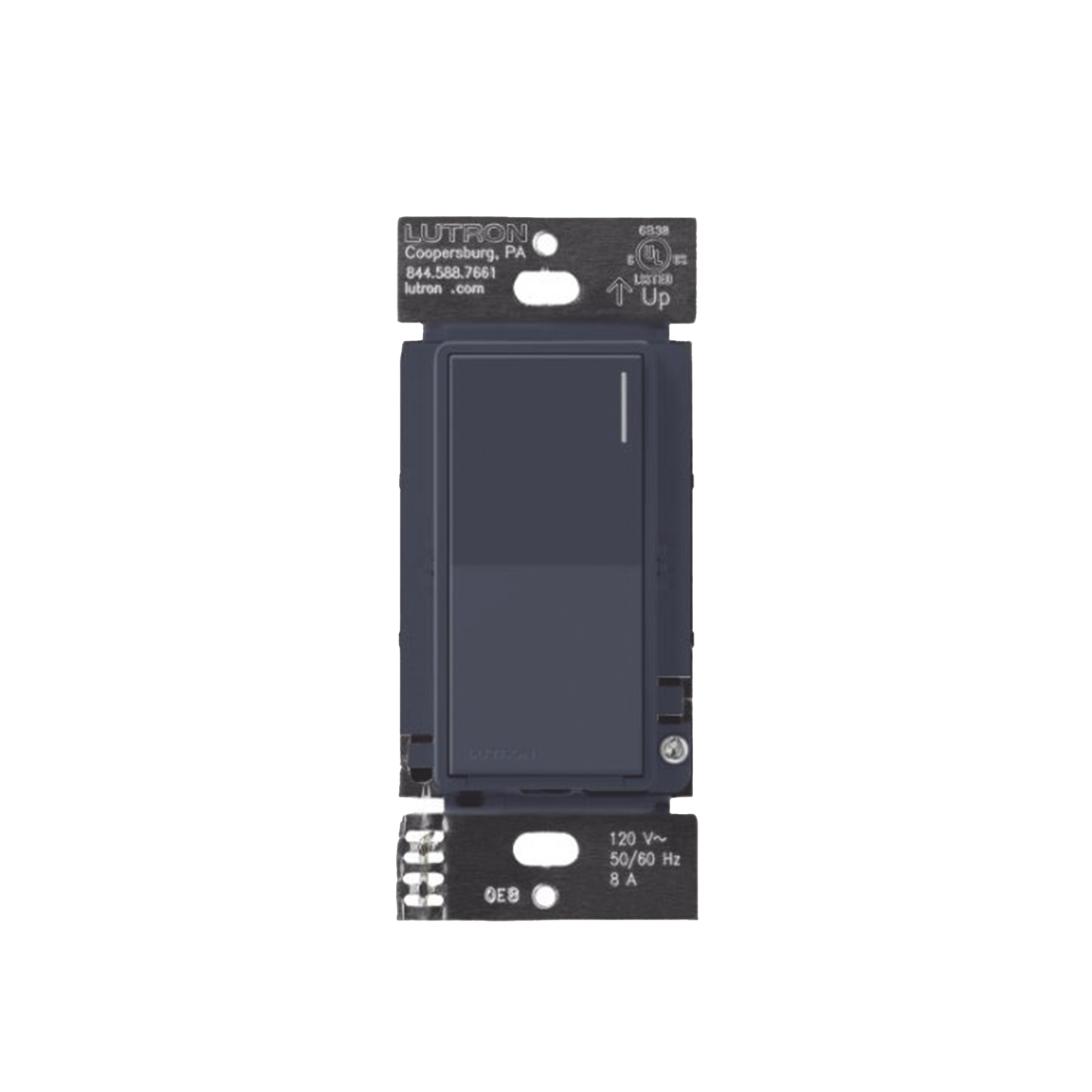 (RadioRa3) Apagador Sunnata color blanco para linea Radio Ra3, 8A de iluminacion, 5.8A Motor