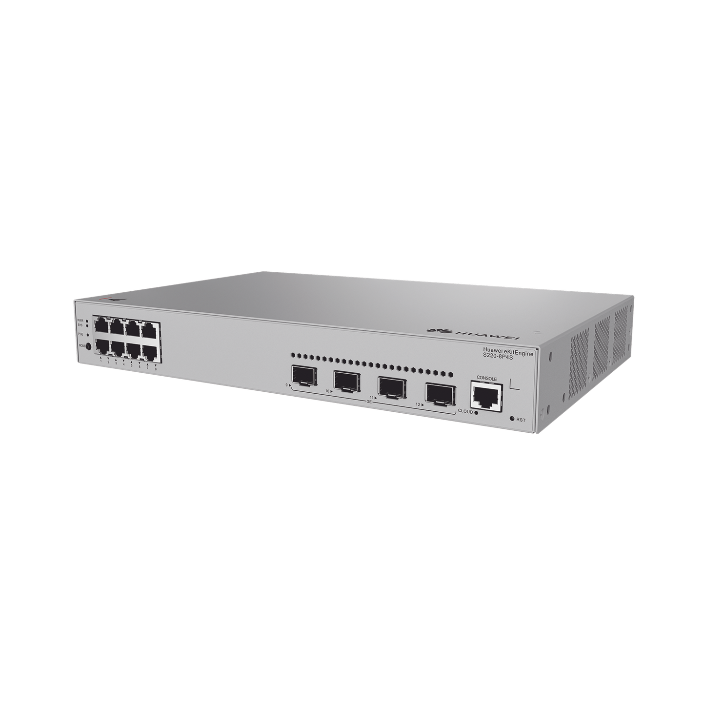 Switch de Acceso Gigabit Administrable PoE Capa 2 / 8 puertos 10/100/1000 Mbps (PoE) / 2 Puertos 1GE SFP Uplink / ERPS / IMGP Snooping / DHCP Snooping / PoE Perpetuo / 125W / Administración Nube Gratis