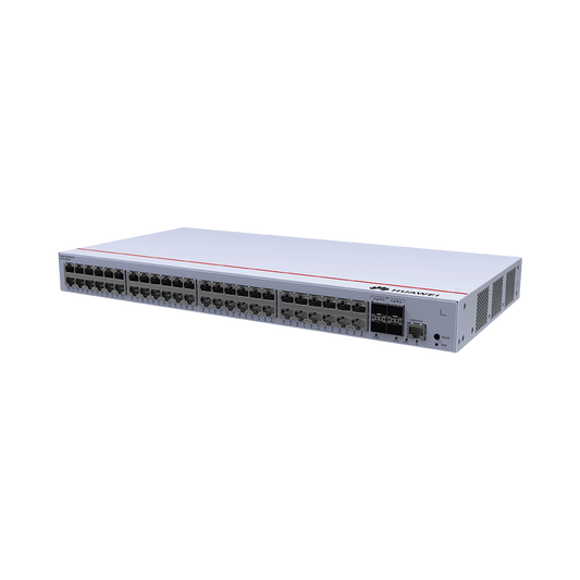 Switch de Distribución/Core Gigabit Administrable Capa 3 / 48 puertos 10/100/1000 Mbps / 4 Puertos 1GE SFP Uplink / ERPS / Rutas Estáticas / iStack / Administración Nube Gratis