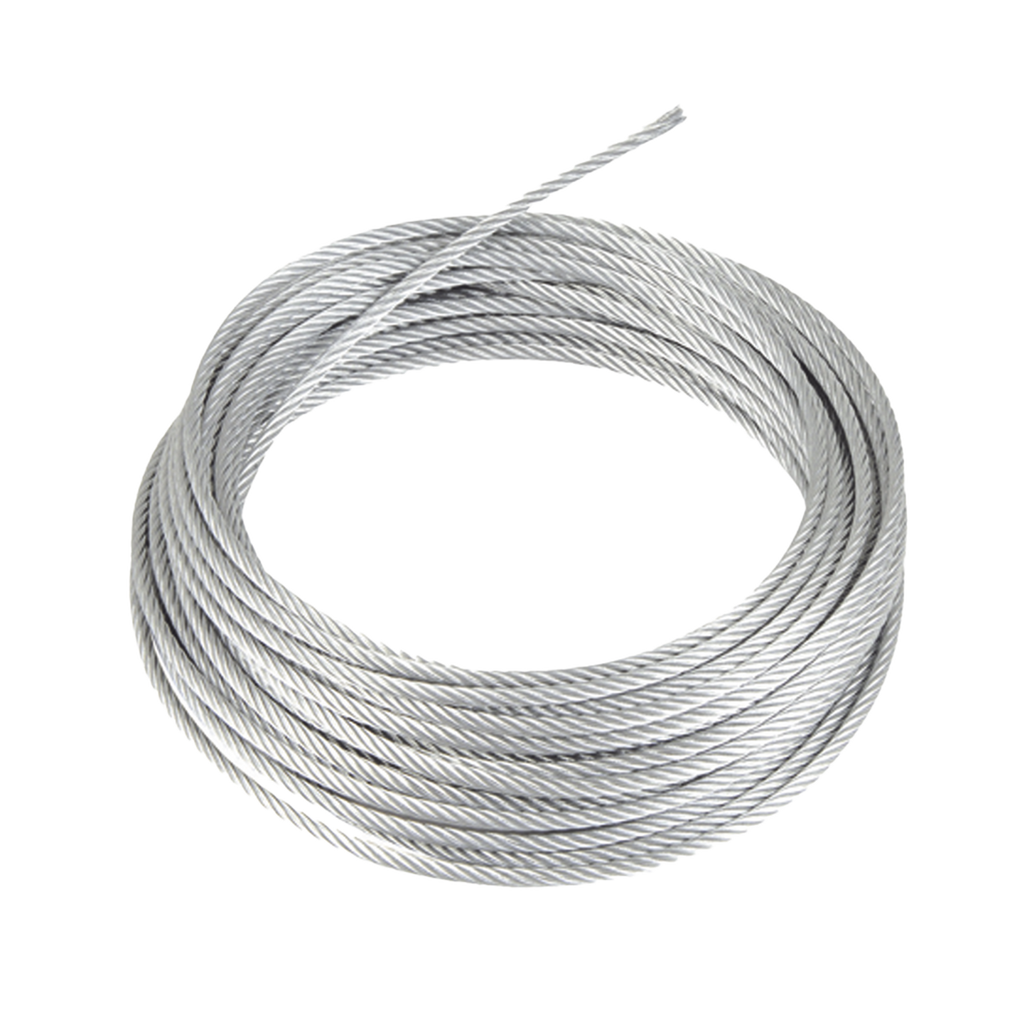 Rollo o carrete de 50 Metros de Retenida de 1/8" de Alta Resistencia, Galvanizado clase A.